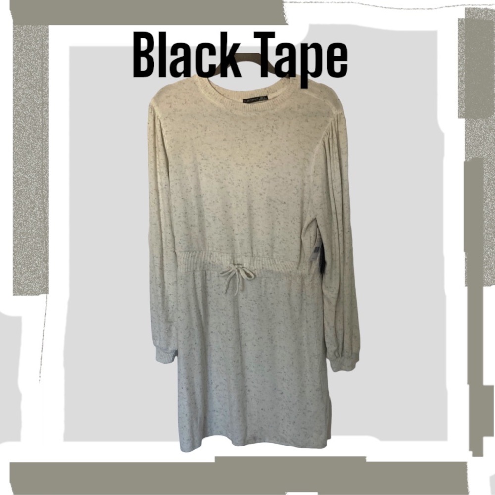 NWT Black Tape Sweater Dress - L